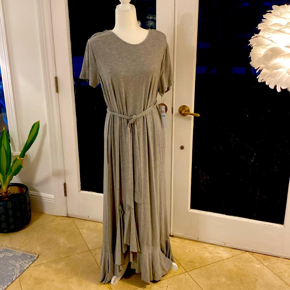 London Times long tshirt dress 16, grey